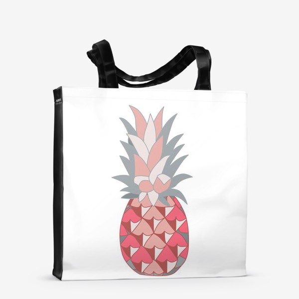 Сумка-шоппер «Розовый ананас»