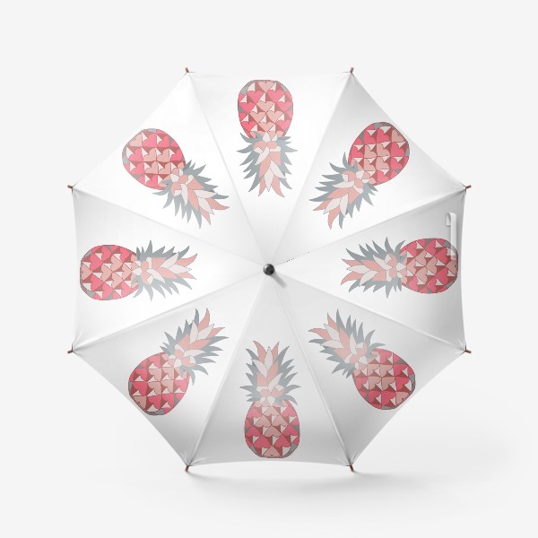 Зонт «Розовый ананас»