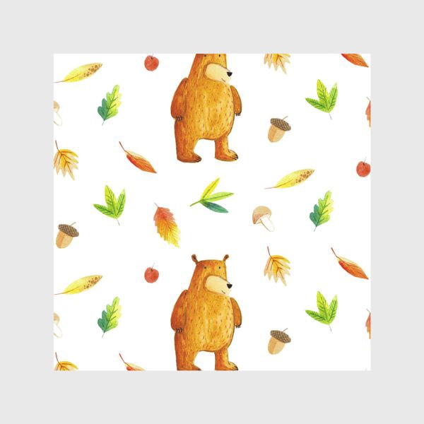 Скатерть «Осенний медведь»