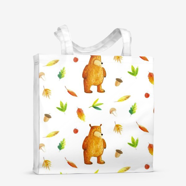 Сумка-шоппер «Осенний медведь»