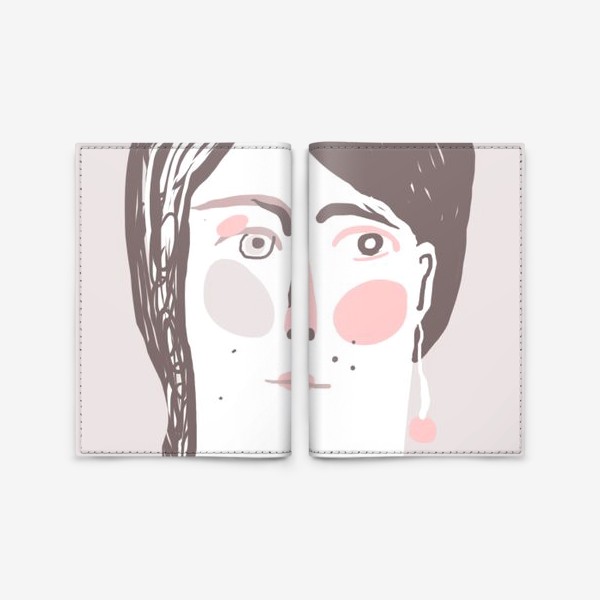 Обложка для паспорта «rosy lady»