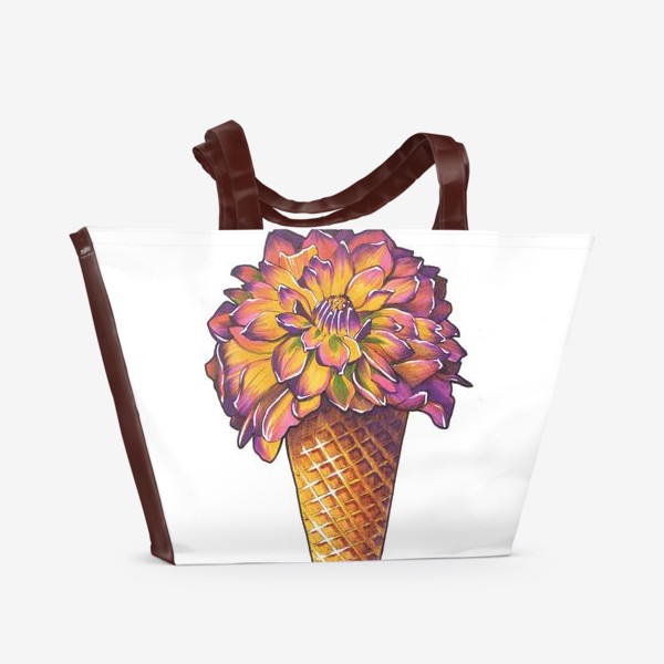 Пляжная сумка «Летнее мороженое»