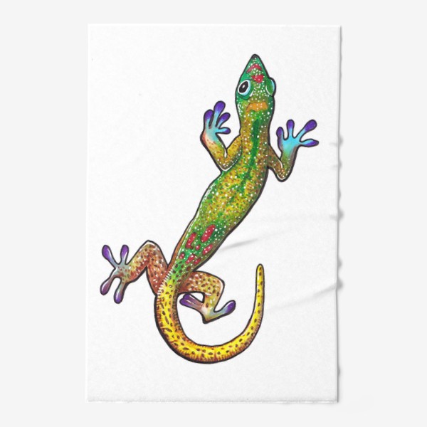 Полотенце «Зеленый геккон»