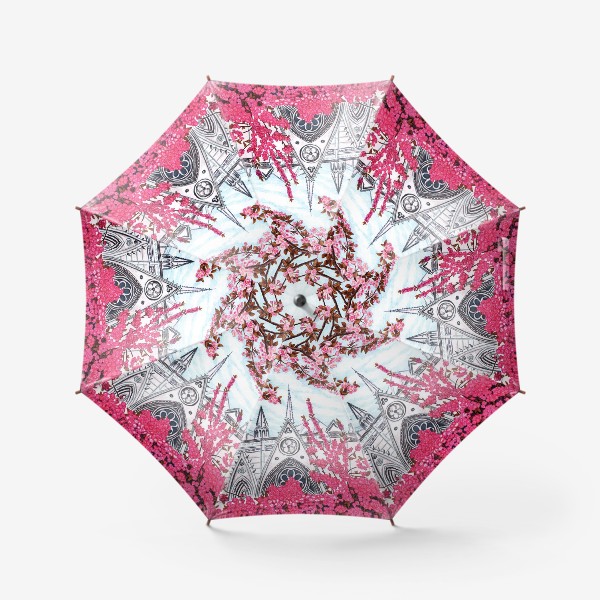 Зонт «Цветущий Париж. Нотр-Дам.»