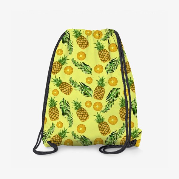 Рюкзак «Паттерн ананасы на желтом»