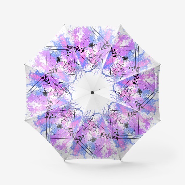 Зонт «Брызги акварели»