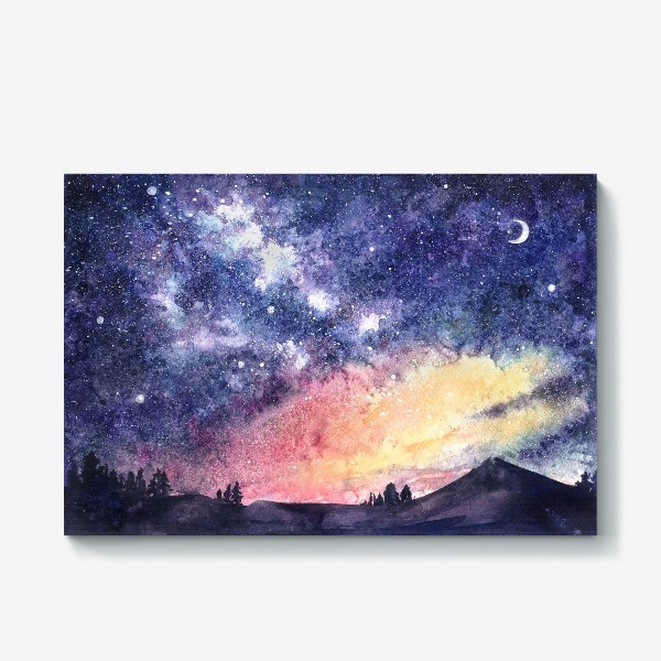 Художник рисует звездное небо подчеркни в предложении. Звездное небо на холсте. Картина по номерам звездное небо. Картина Млечный путь гуашью. Картина акрилом на холсте на фоне Млечный путь.