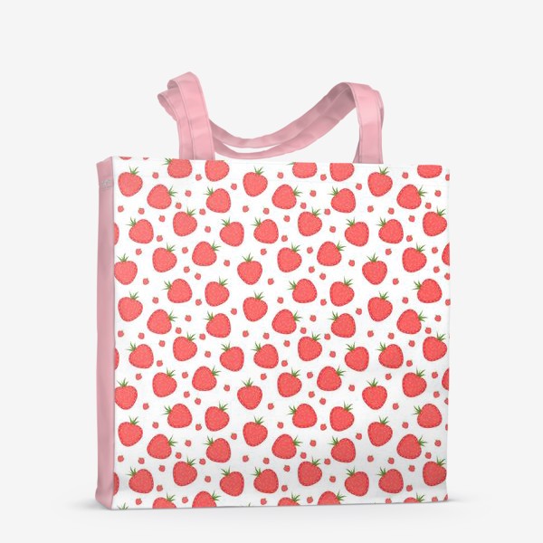 Сумка-шоппер «pattern with strawberries»