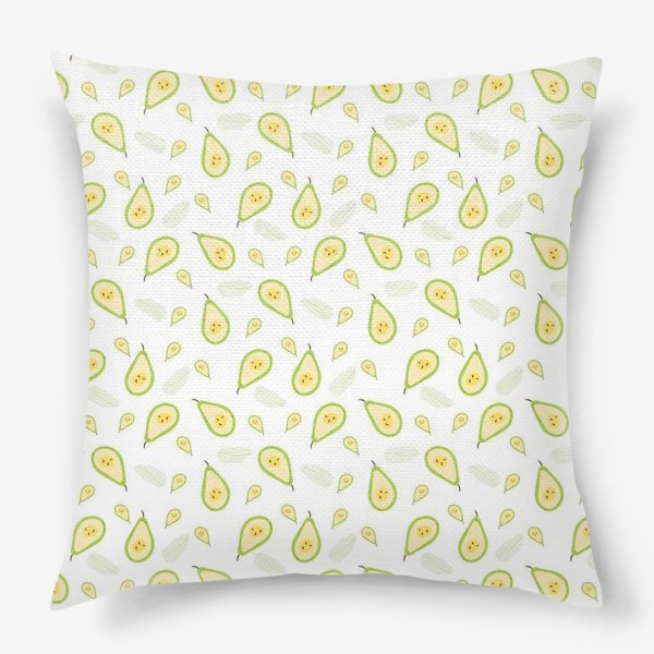 Подушка «pattern with pears»