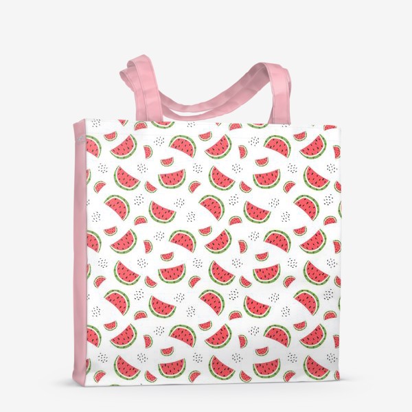 Сумка-шоппер «pattern with watermelons»