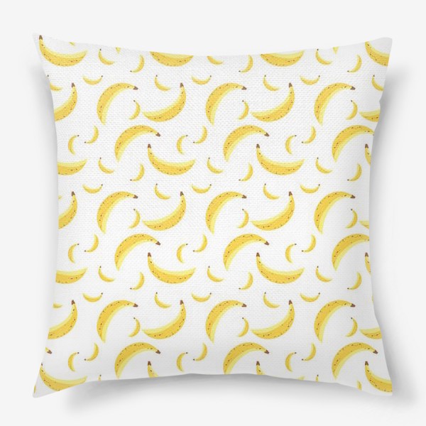 Подушка &laquo;pattern with bananas&raquo;