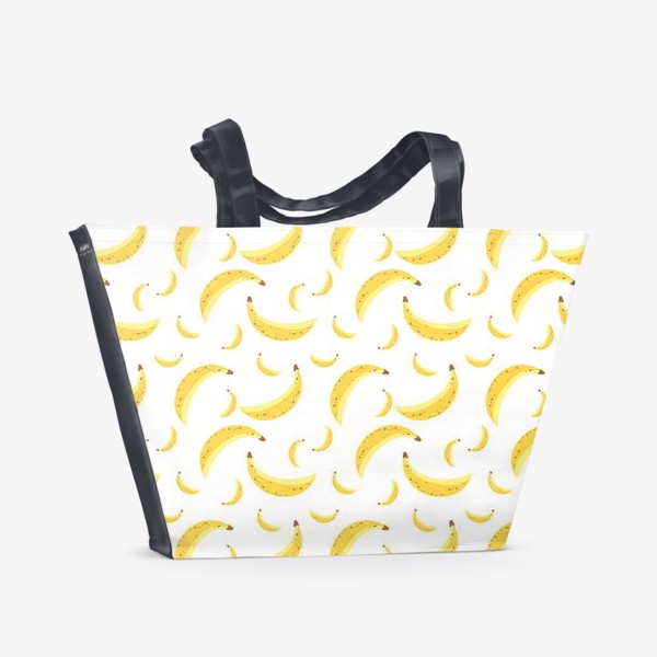 Пляжная сумка «pattern with bananas»