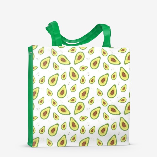 Сумка-шоппер «pattern with avocados»