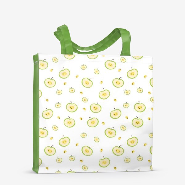 Сумка-шоппер «pattern with apples»