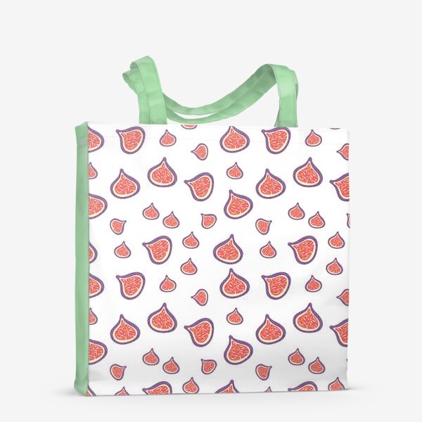 Сумка-шоппер «pattern with figs»