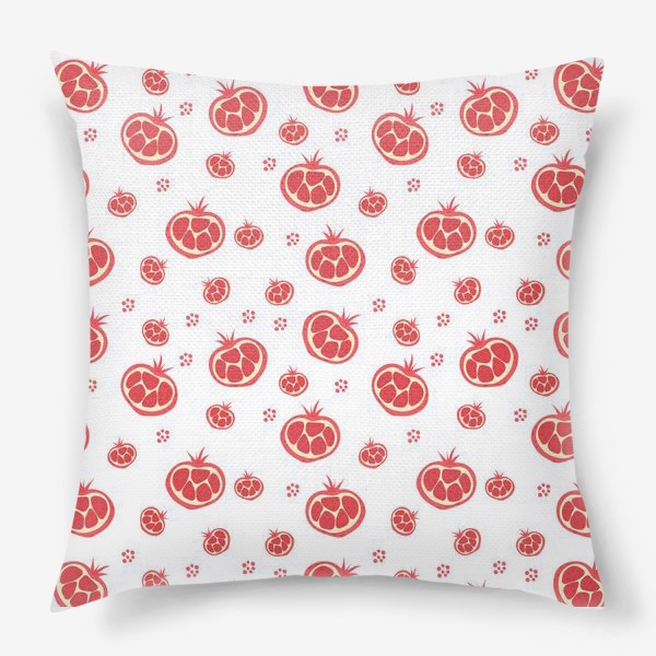 Подушка «pattern with pomegranate»