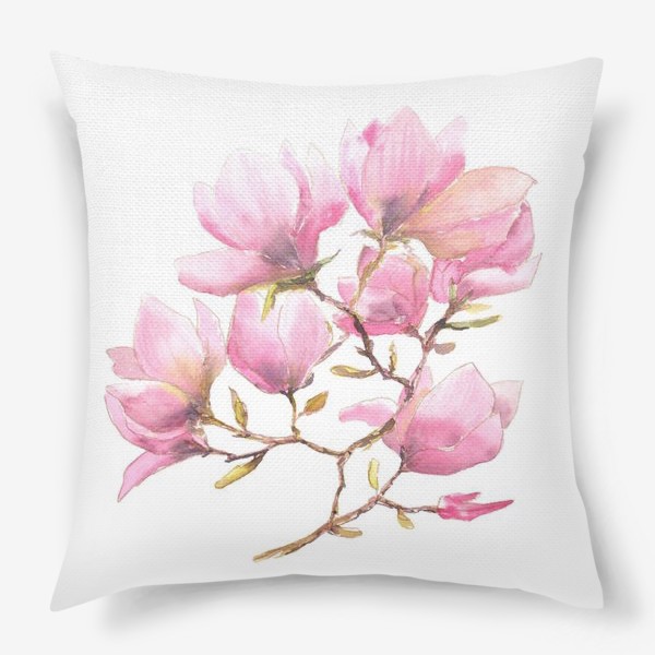 Подушка &laquo;Spring magnolias&raquo;