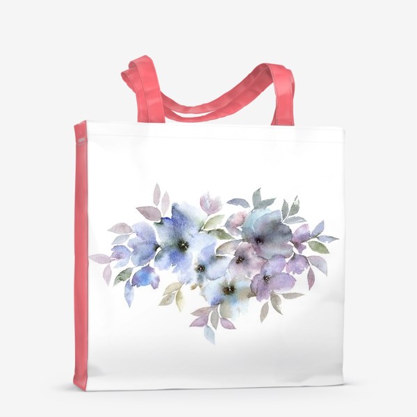 Сумка-шоппер «Blue romantic flowers»