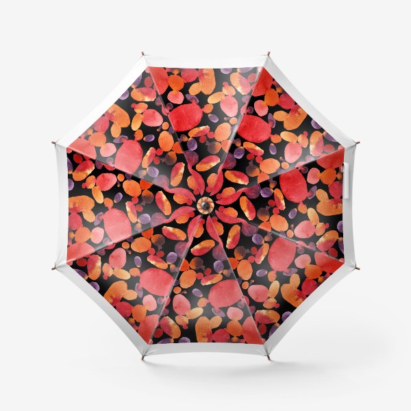 Зонт «паттерн с акварельными кляксами»