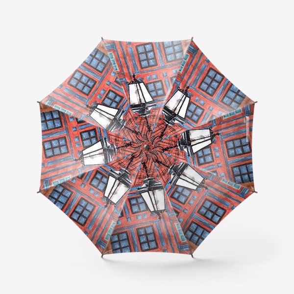 Зонт «Фонарь в городе»