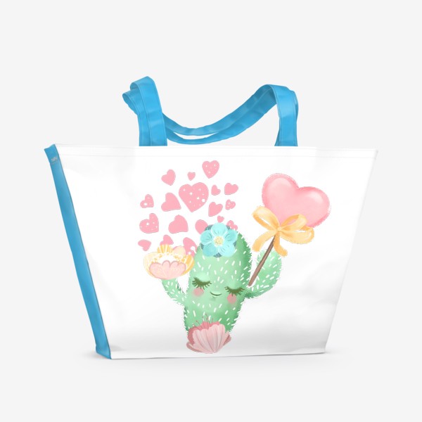 Пляжная сумка «Кактус Валентин »