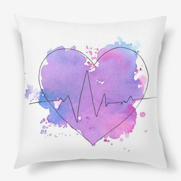 Подушка «краски сердца»