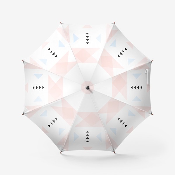 Зонт «Нежный паттерн из треугольников.»