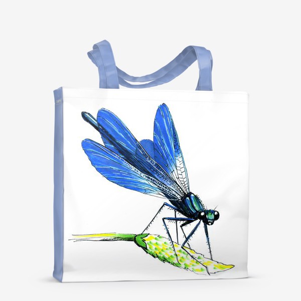 Сумка-шоппер «Синяя стрекоза»
