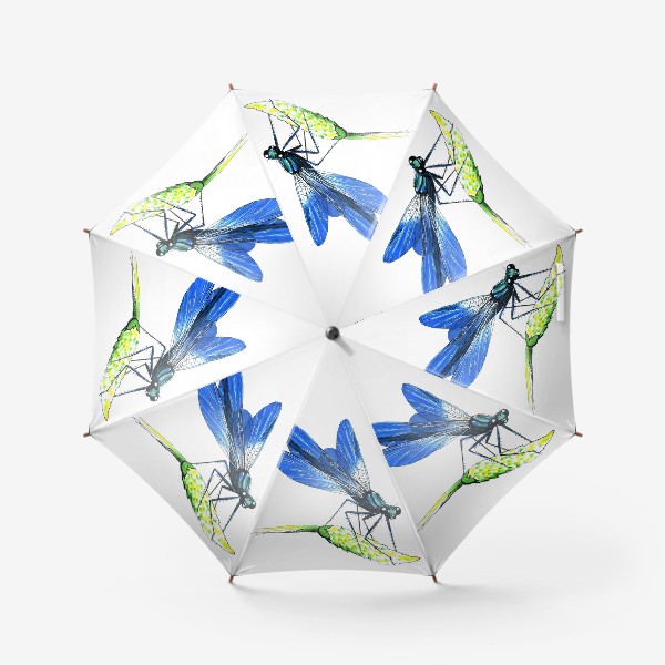 Зонт «Синяя стрекоза»