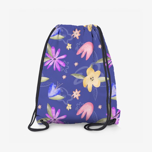 Рюкзак «Цветы акварельные»
