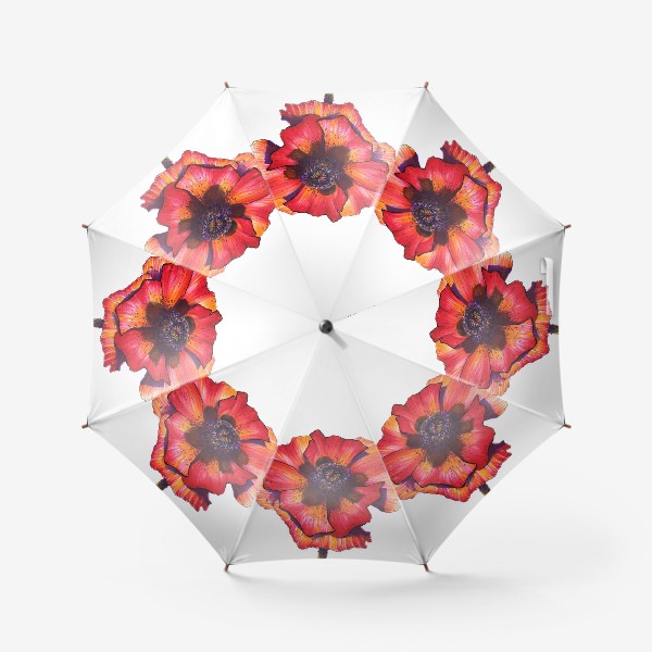 Зонт «Декоративный мак»