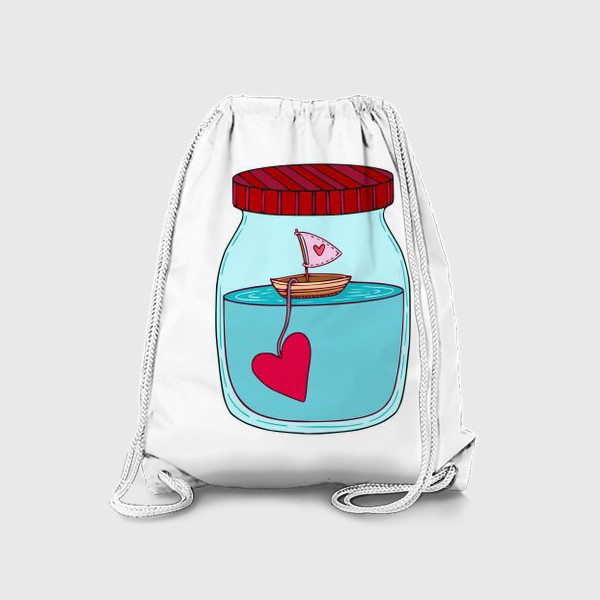 Рюкзак «Любовь, корабль и море»