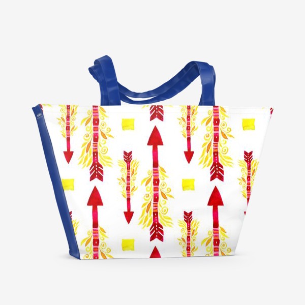 Пляжная сумка «Огненные стрелы энергии»