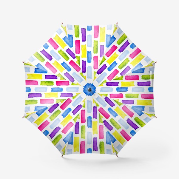 Зонт «Праздник всегда с тобой. Разноцветная акварель»
