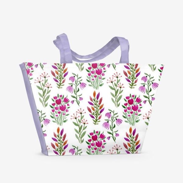 Пляжная сумка «Цветы счастливых дней»