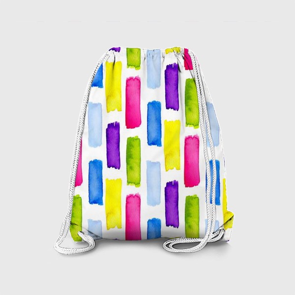 Рюкзак «Праздник всегда с тобой. Разноцветная акварель»