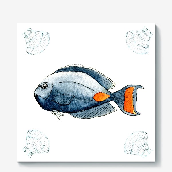 Холст «Морская рыбка»