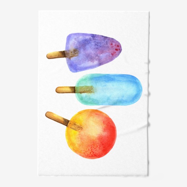 Полотенце «Фруктовое мороженое на палочке»