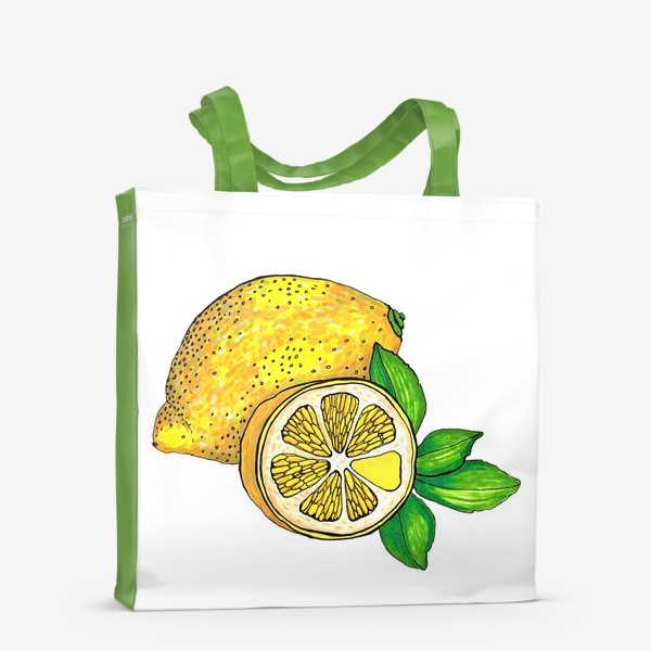 Сумка-шоппер «Желтый лимон»
