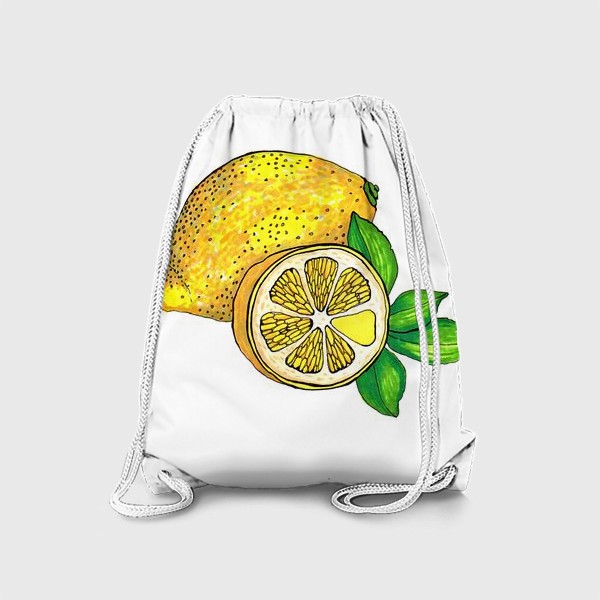 Рюкзак «Желтый лимон»