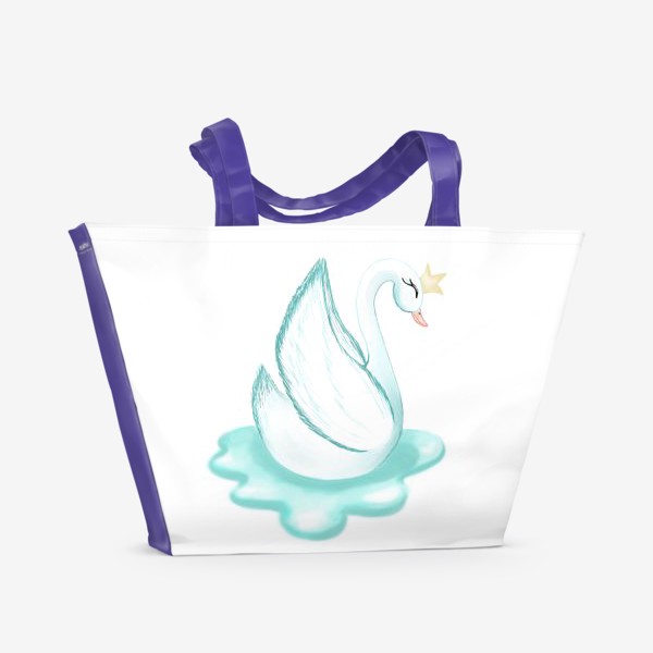 Пляжная сумка «Принцесса-Лебедь»