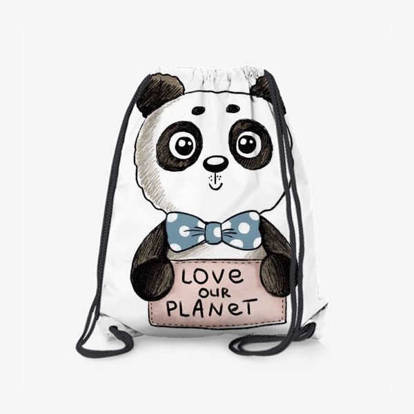 Рюкзак «Панда "Люби нашу планету"»