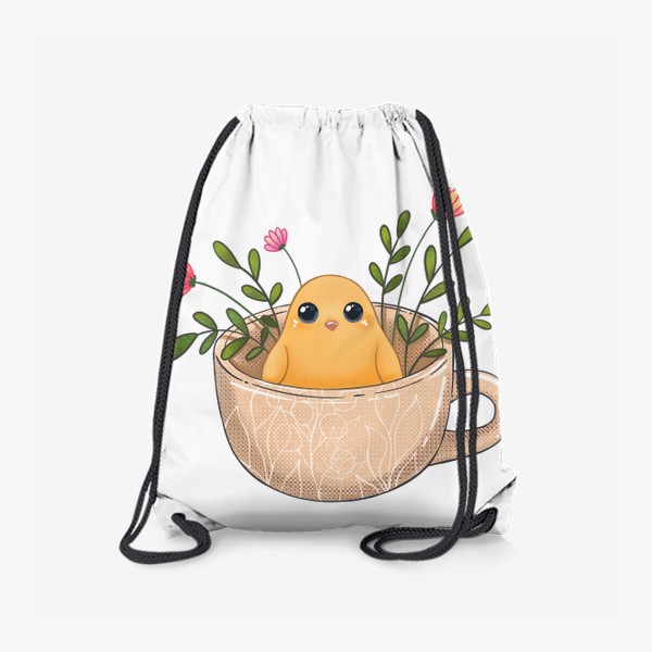 Рюкзак «Птенчик в чашке»