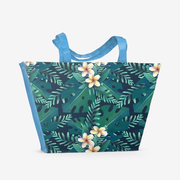 Пляжная сумка «экзотический паттерн»