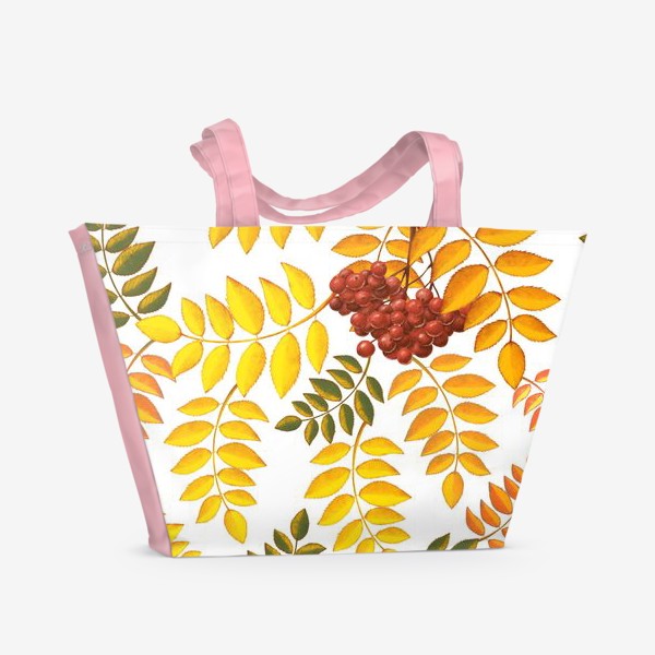 Пляжная сумка «лиственный паттерн»