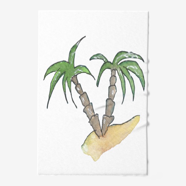 Полотенце «Море и пальмы»