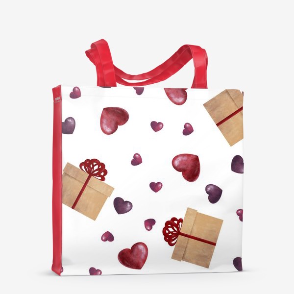 Сумка-шоппер «Сердечный подарок»