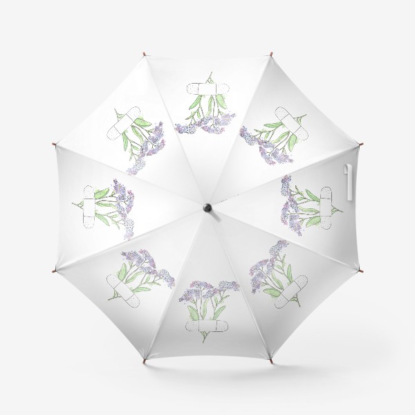 Зонт «незабудочки»