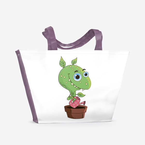 Пляжная сумка «веселый кактус»