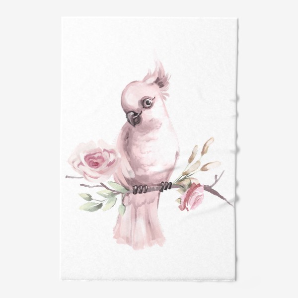 Полотенце «Розовый попугай»